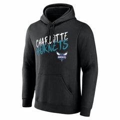 Charlotte Hornets Big & Tall Hustle Personalized Name & Number Hoodie - Black on sale