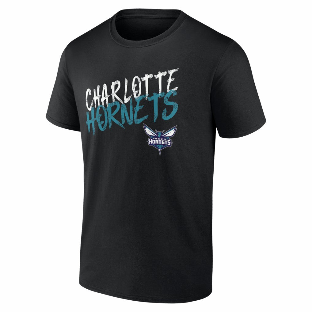 Charlotte Hornets Big & Tall Hustle Personalized Name & Number T-Shirt - Black for sale