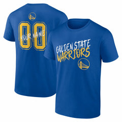 Golden State Warriors Big & Tall Hustle Personalized Name & Number T-Shirt sale - Royal cheap
