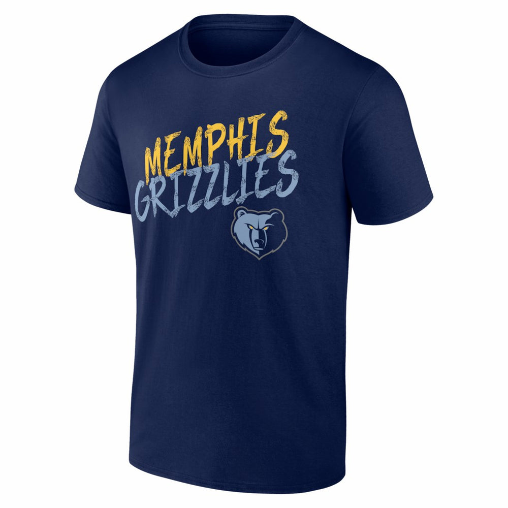 Memphis Grizzlies Big & Tall Hustle Personalized Name & Number T-Shirt - Navy on sale