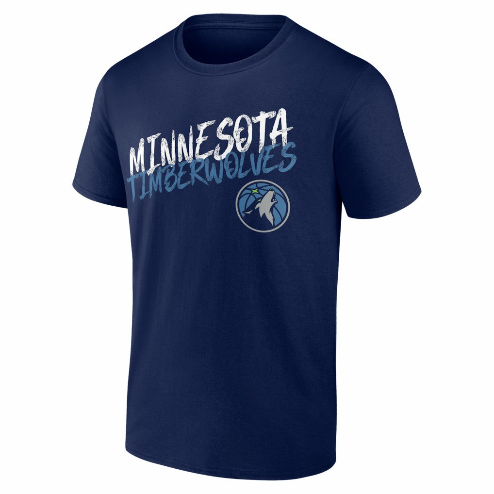 Minnesota Timberwolves Big & Tall Hustle Personalized Name & Number T-Shirt - Navy shop