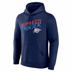 Oklahoma City Thunder Big & Tall Hustle Personalized Name & Number Hoodie sale - Navy discount