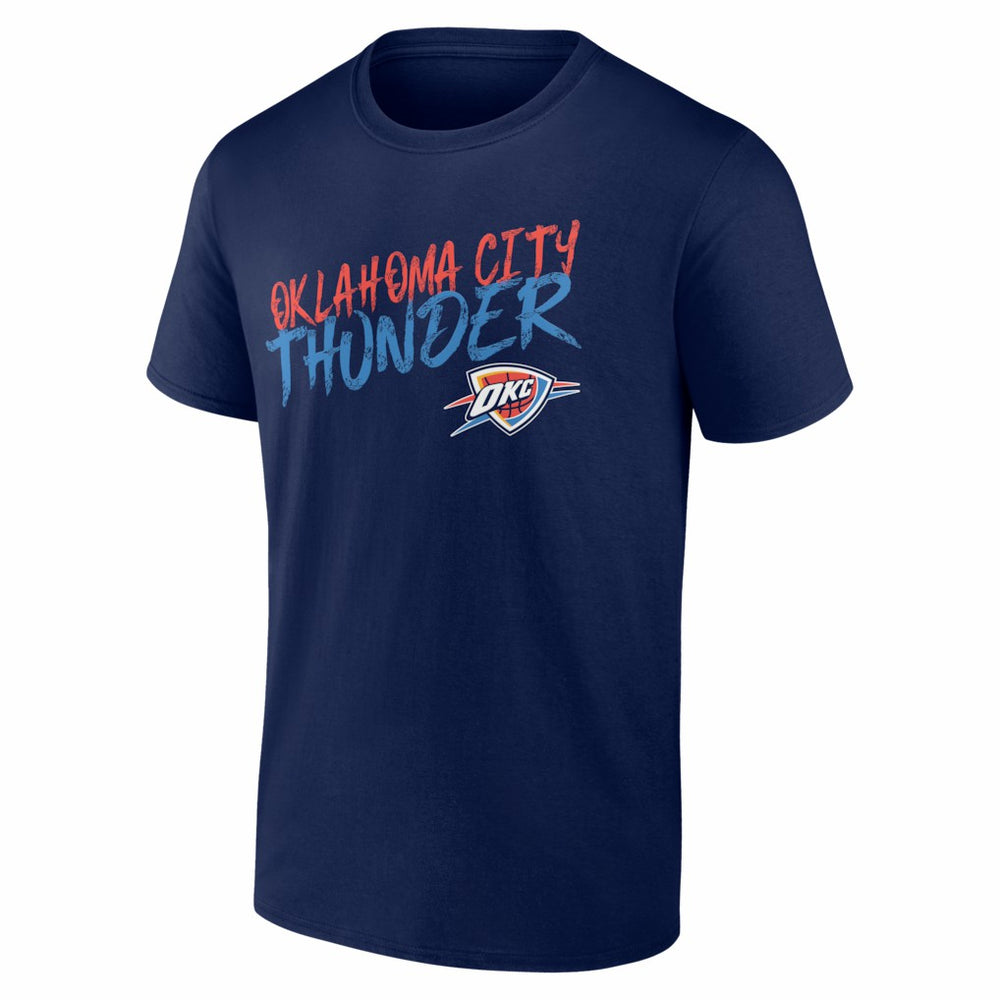 Oklahoma City Thunder Big & Tall Hustle Personalized Name & Number T-Shirt - Navy for sale