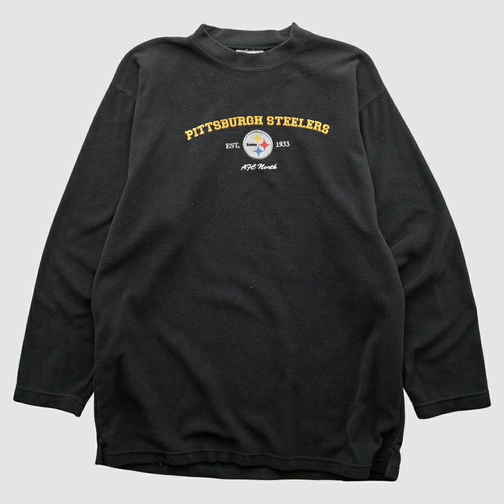 Pittsburgh Steelers NFL 2000s Pullover Sweatshirt - Black Vintage on sale