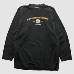 Pittsburgh Steelers NFL 2000s Pullover Sweatshirt - Black Vintage on sale