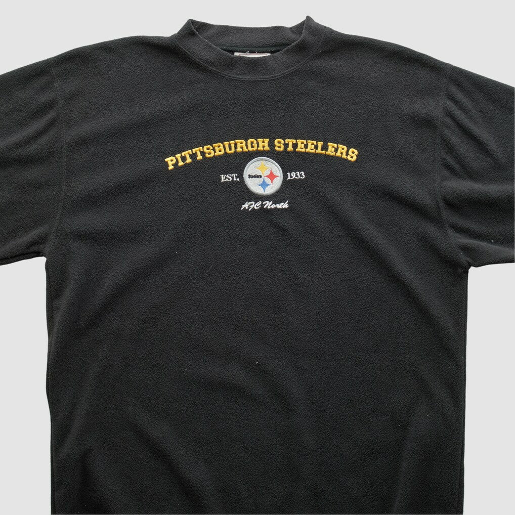 Pittsburgh Steelers NFL 2000s Pullover Sweatshirt - Black Vintage on sale