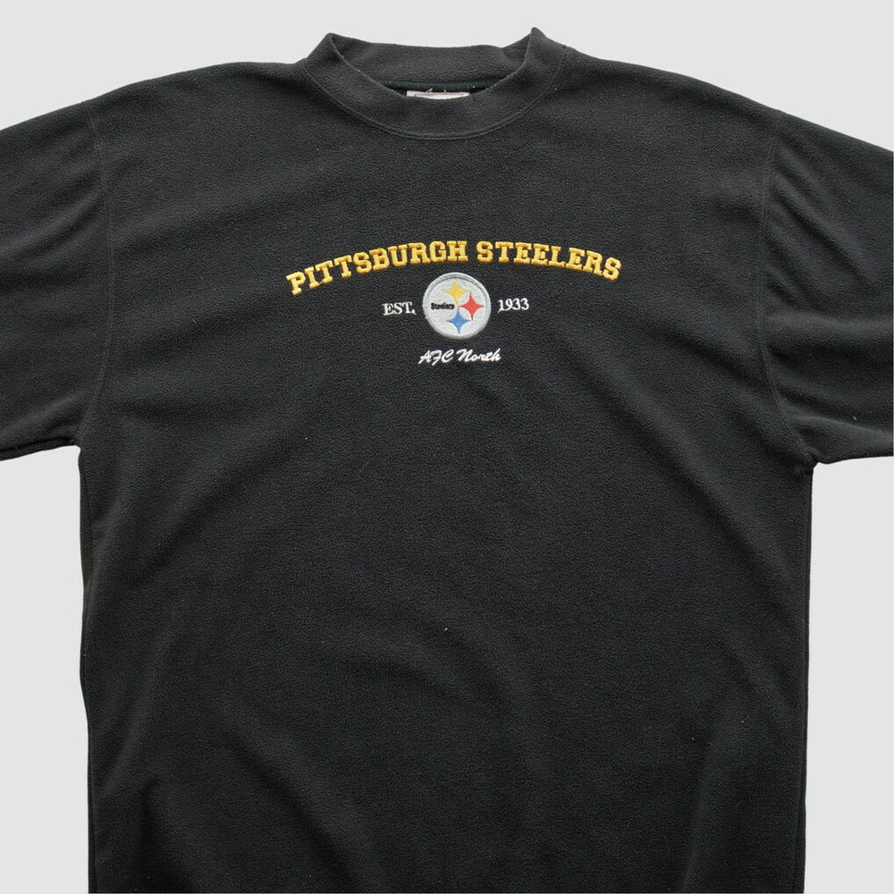 Pittsburgh Steelers NFL 2000s Pullover Sweatshirt - Black Vintage on sale