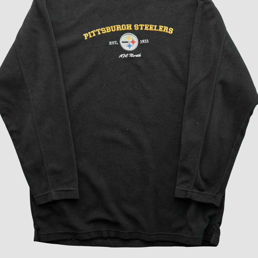 Pittsburgh Steelers NFL 2000s Pullover Sweatshirt - Black Vintage on sale