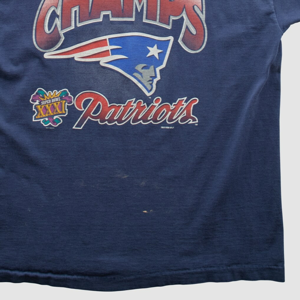 New England Patriots Pro Player 1996 T-shirt - Navy Vintage for sale