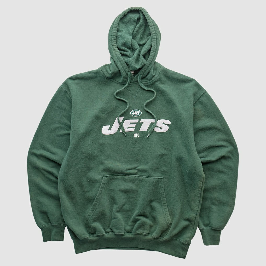 New York Jets NFL 2010s Hooded Pullover Sweatshirt - Green Vintage discount
