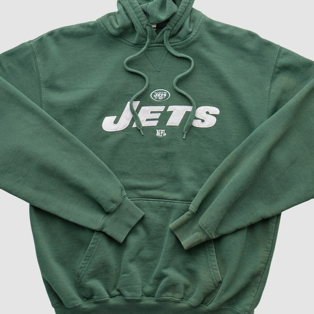 New York Jets NFL 2010s Hooded Pullover Sweatshirt - Green Vintage discount