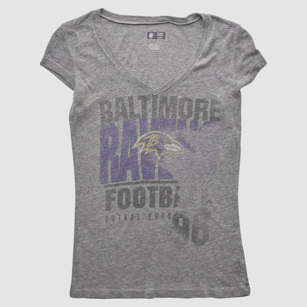 Baltimore Ravens NFL 2010s T-shirt - Heather Gray Vintage outlet