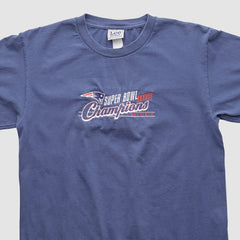 New England Patriots Lee Apparel 2000s T-shirt - Blue Vintage discount