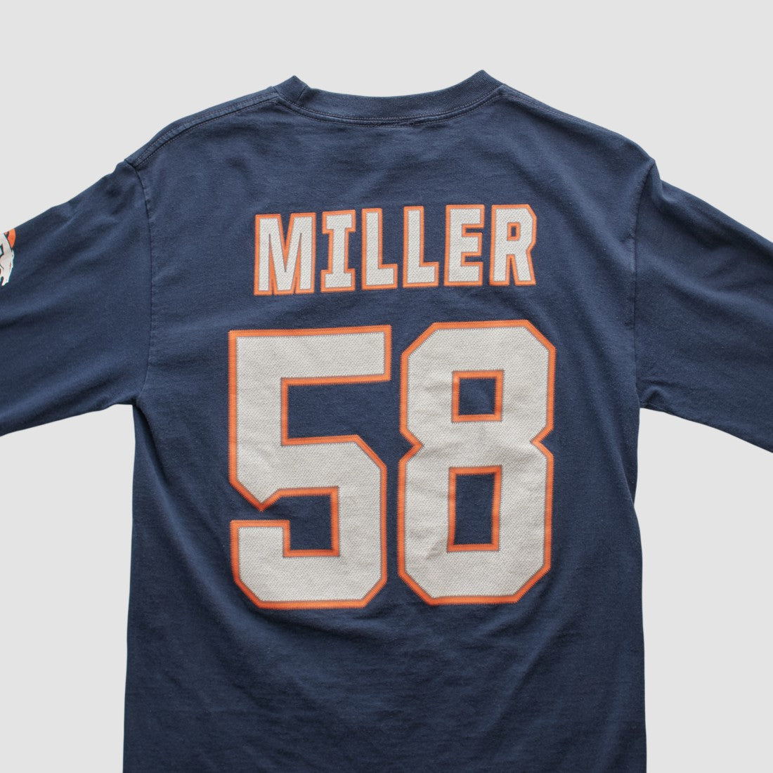 Denver Broncos NFL 2010s Long Sleeve T-shirt - Navy Vintage outlet