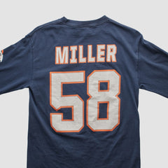 Denver Broncos NFL 2010s Long Sleeve T-shirt - Navy Vintage outlet