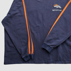 Denver Broncos NFL 2000s Pullover Sweatshirt - Navy Vintage sale