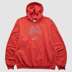 St. Louis Cardinals Genuine Merchandise 2000s Hooded Pullover Sweatshirt - Red Vintage