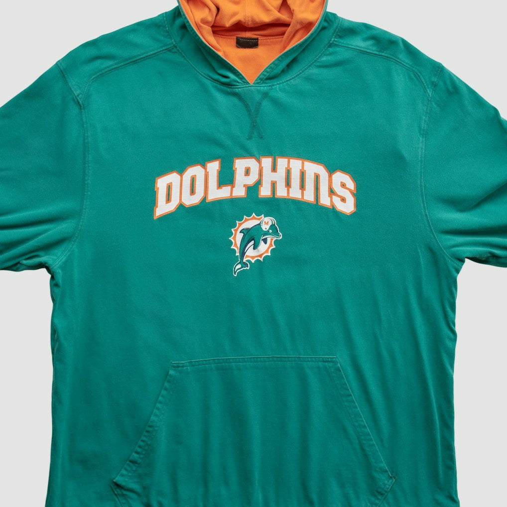 Miami Dolphins 2010s Hooded Pullover Sweatshirt - Teal Vintage outlet