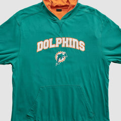 Miami Dolphins 2010s Hooded Pullover Sweatshirt - Teal Vintage outlet