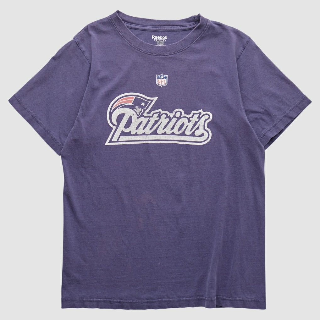New England Patriots Reebok 2000s T-shirt - Purple Vintage for sale