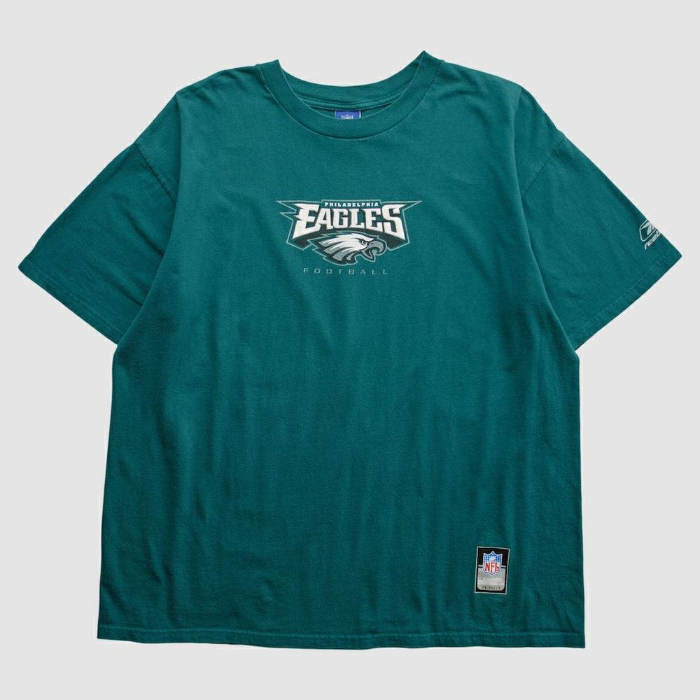 Philadelphia Eagles Reebok 2000s T-shirt - Teal Vintage for sale