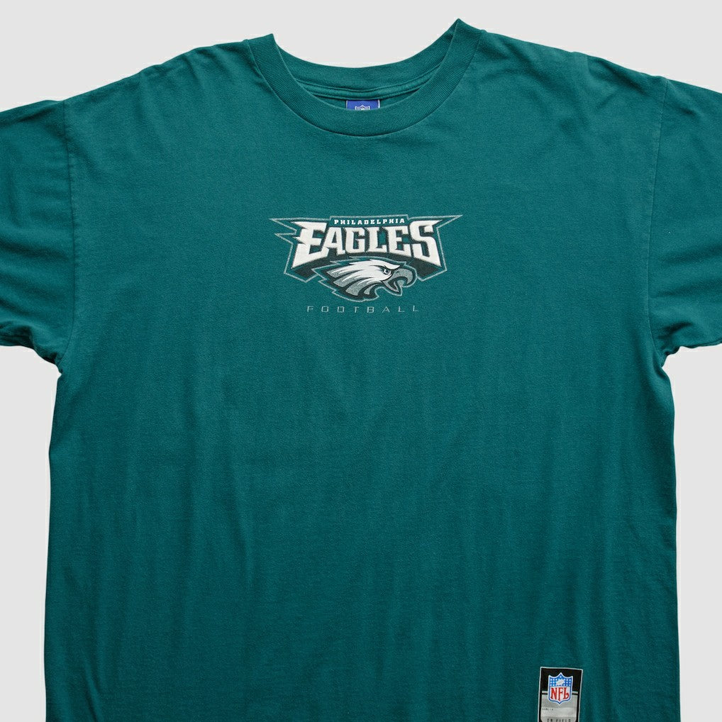 Philadelphia Eagles Reebok 2000s T-shirt - Teal Vintage for sale