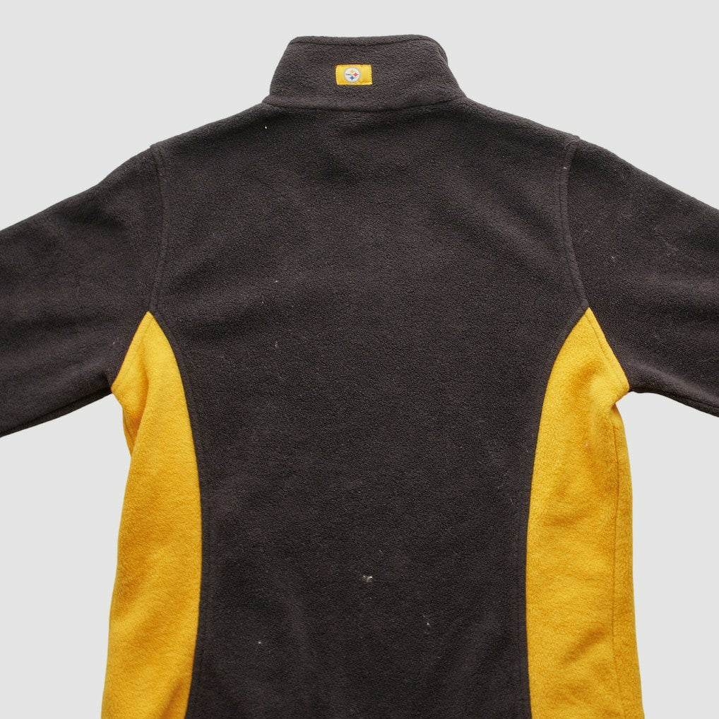 Pittsburgh Steelers NFL 2000s 1/4 Zip Sweatshirt - Black Vintage sale