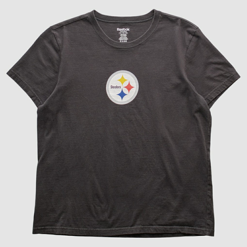 Pittsburgh Steelers Reebok 2000s T-shirt - Black Vintage sale