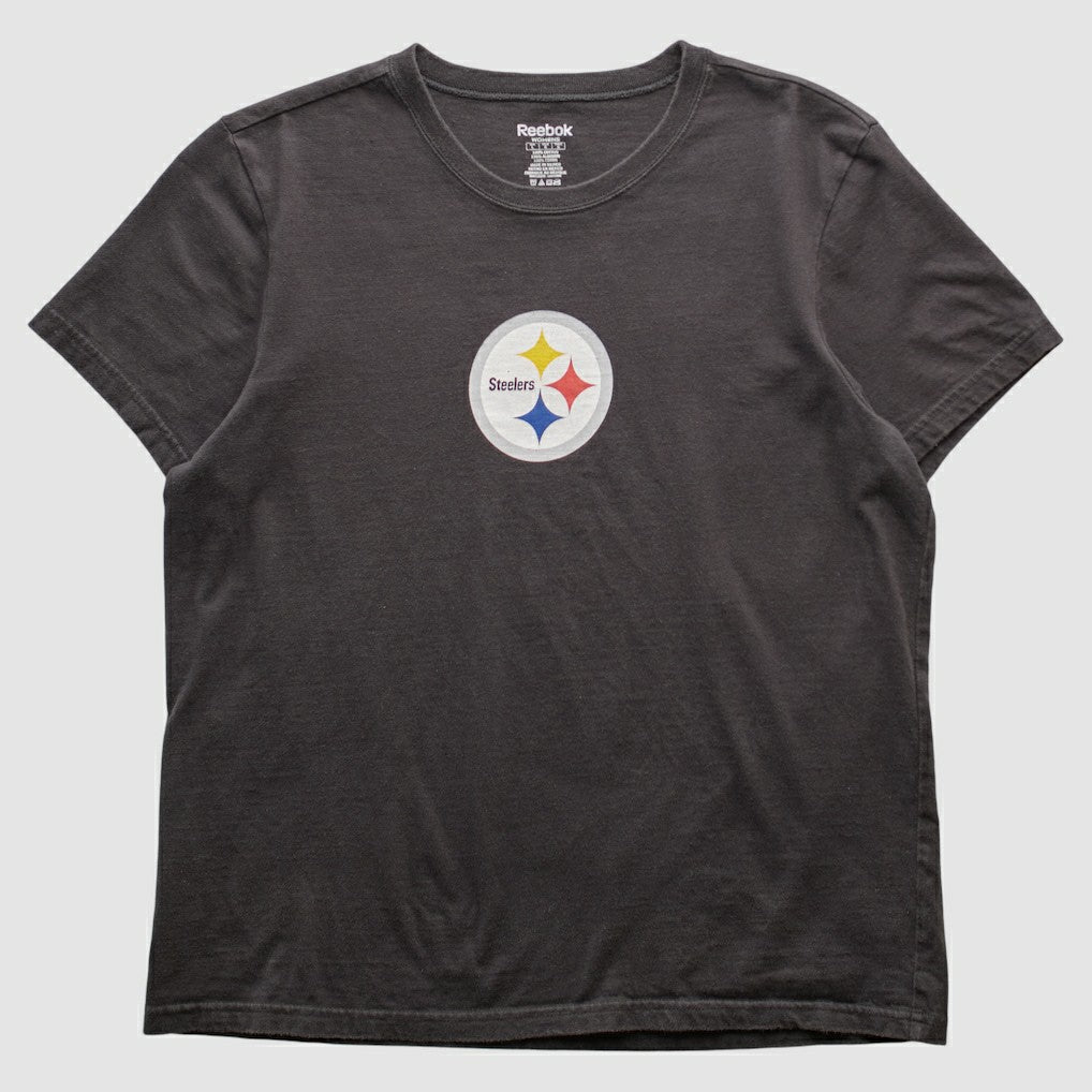 Pittsburgh Steelers Reebok 2000s T-shirt - Black Vintage sale