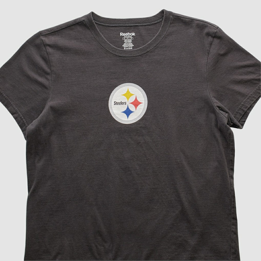 Pittsburgh Steelers Reebok 2000s T-shirt - Black Vintage sale