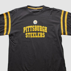 Pittsburgh Steelers 2000s Long Sleeve T-shirt - Black Vintage discount