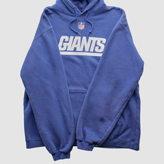 New York Giants Reebok 2000s Hooded Pullover Sweatshirt - Blue Vintage cheap