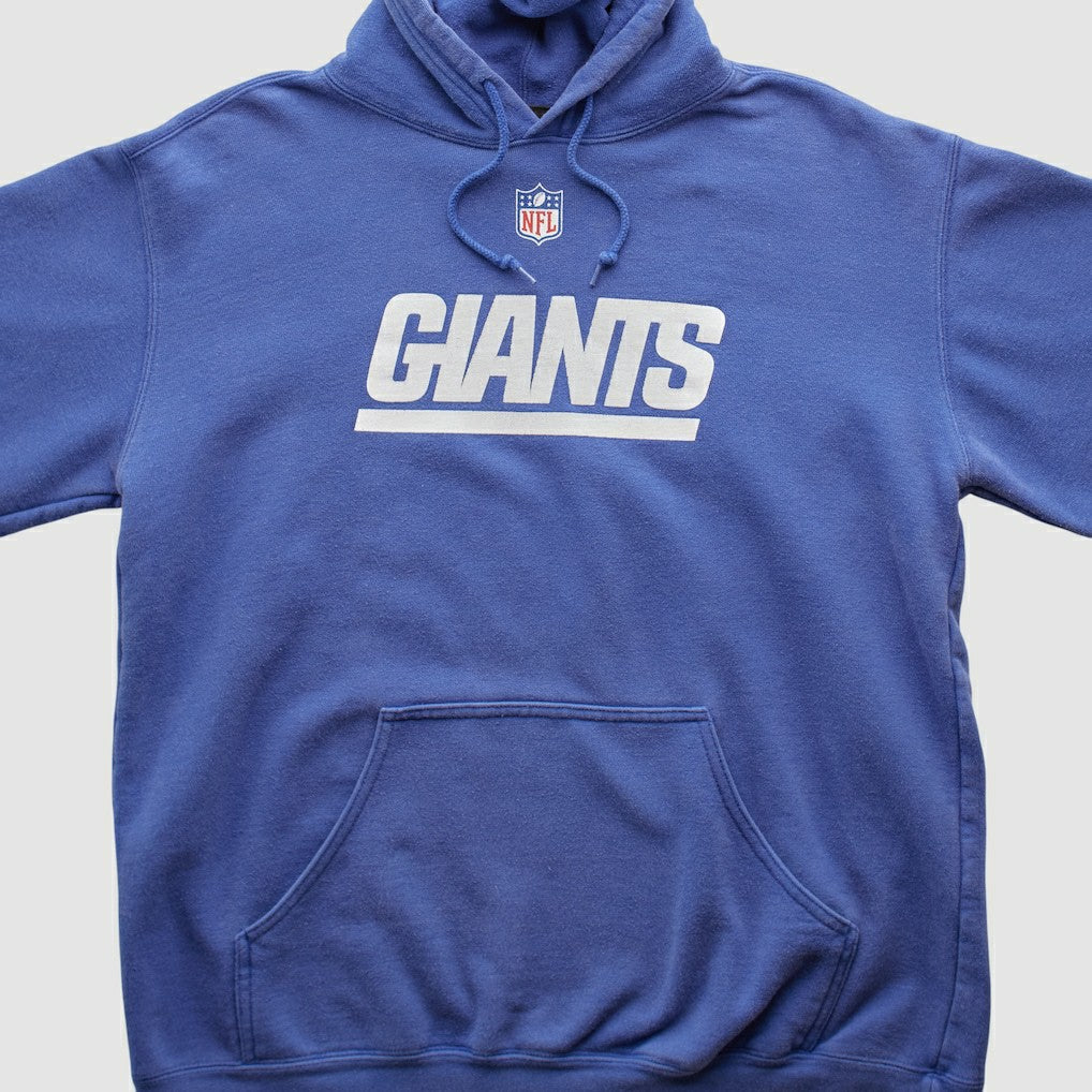 New York Giants Reebok 2000s Hooded Pullover Sweatshirt - Blue Vintage cheap