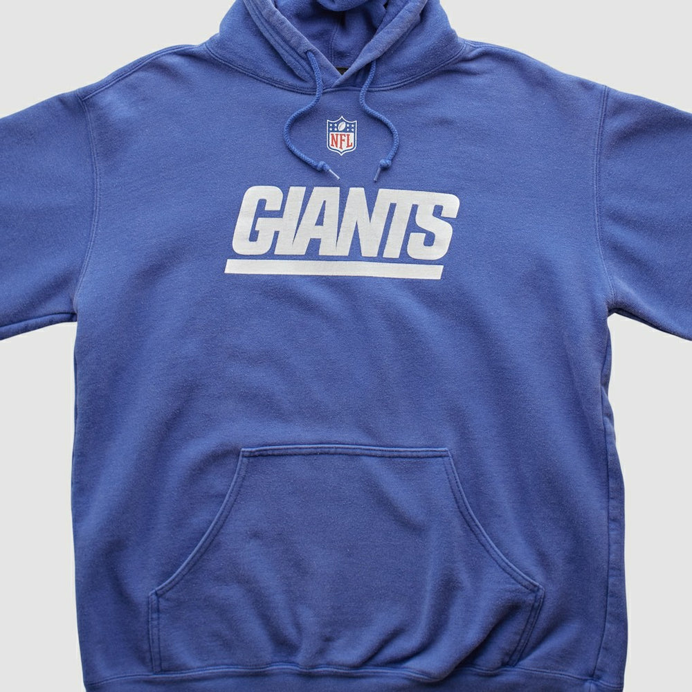 New York Giants Reebok 2000s Hooded Pullover Sweatshirt - Blue Vintage cheap