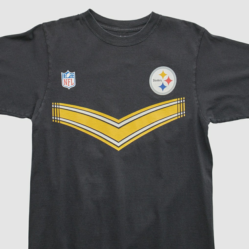 Pittsburgh Steelers Reebok 2000s T-shirt - Black Vintage discount