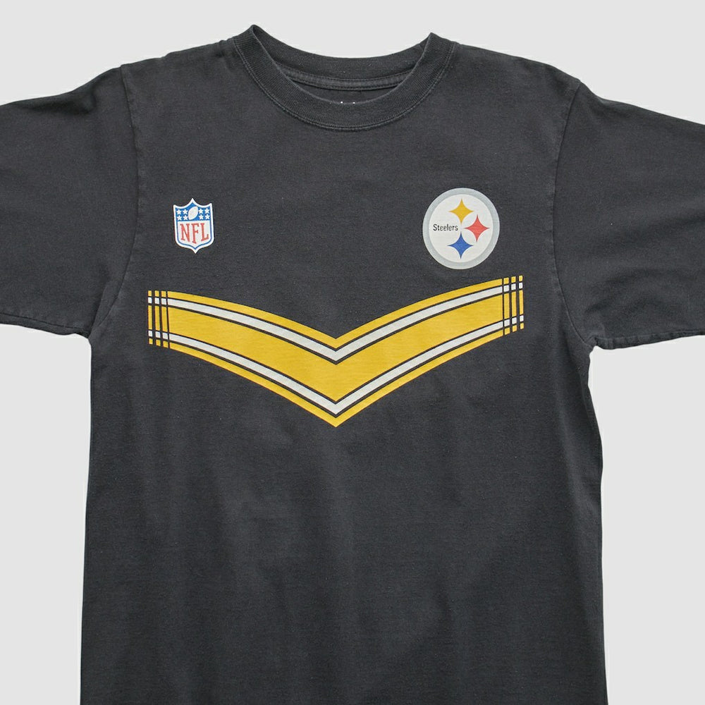 Pittsburgh Steelers Reebok 2000s T-shirt - Black Vintage discount