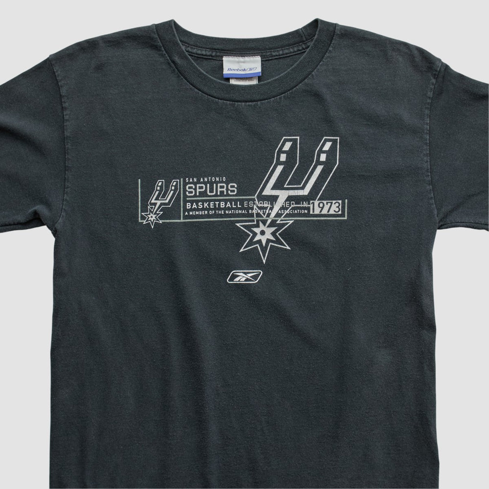 San Antonio Spurs Reebok 2000s Long Sleeve T-shirt - Black Vintage | Vintage discount