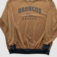 Denver Broncos 2000s Pullover Sweatshirt - Tan Vintage online