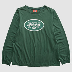 New York Jets NFL 2000s Long Sleeve T-shirt - Green Vintage online