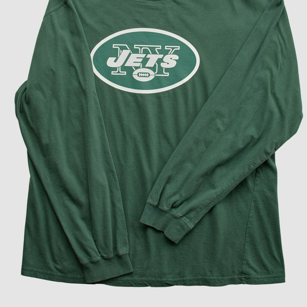 New York Jets NFL 2000s Long Sleeve T-shirt - Green Vintage online