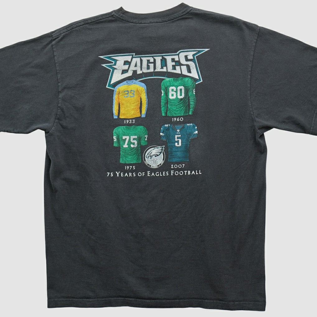 Philadelphia Eagles Realtree 2007 T-shirt - Charcoal Vintage online