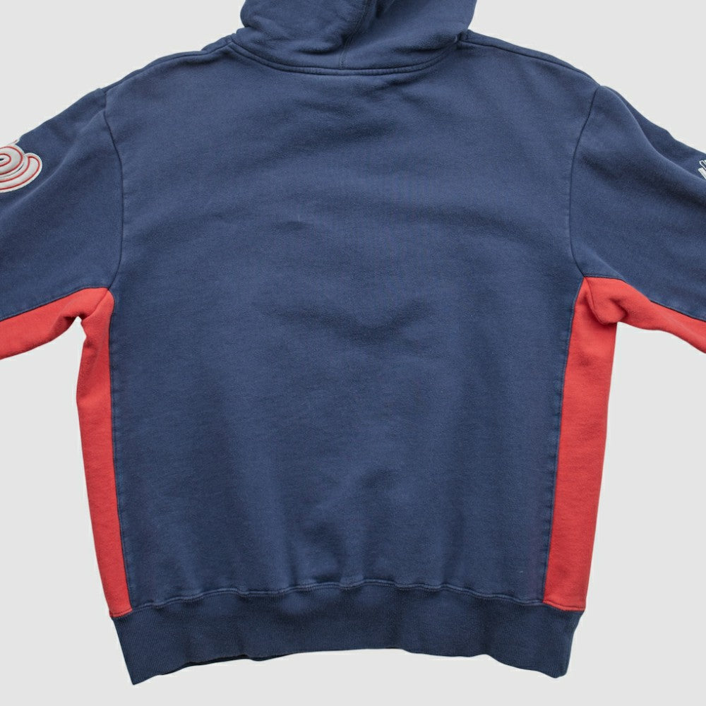 Washington Nationals Majestic 2000s Hooded Pullover Sweatshirt - Navy Vintage