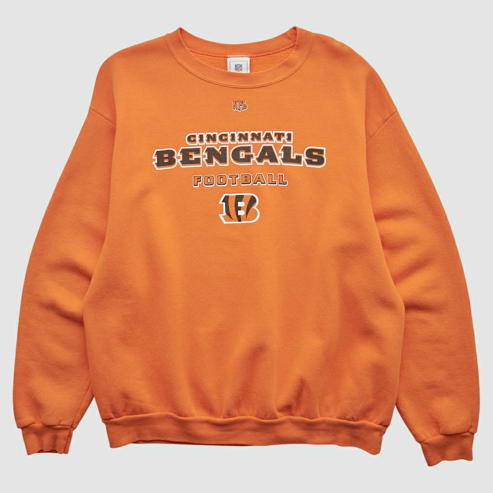 Cincinnati Bengals NFL 2000s Pullover Sweatshirt - Orange Vintage for sale