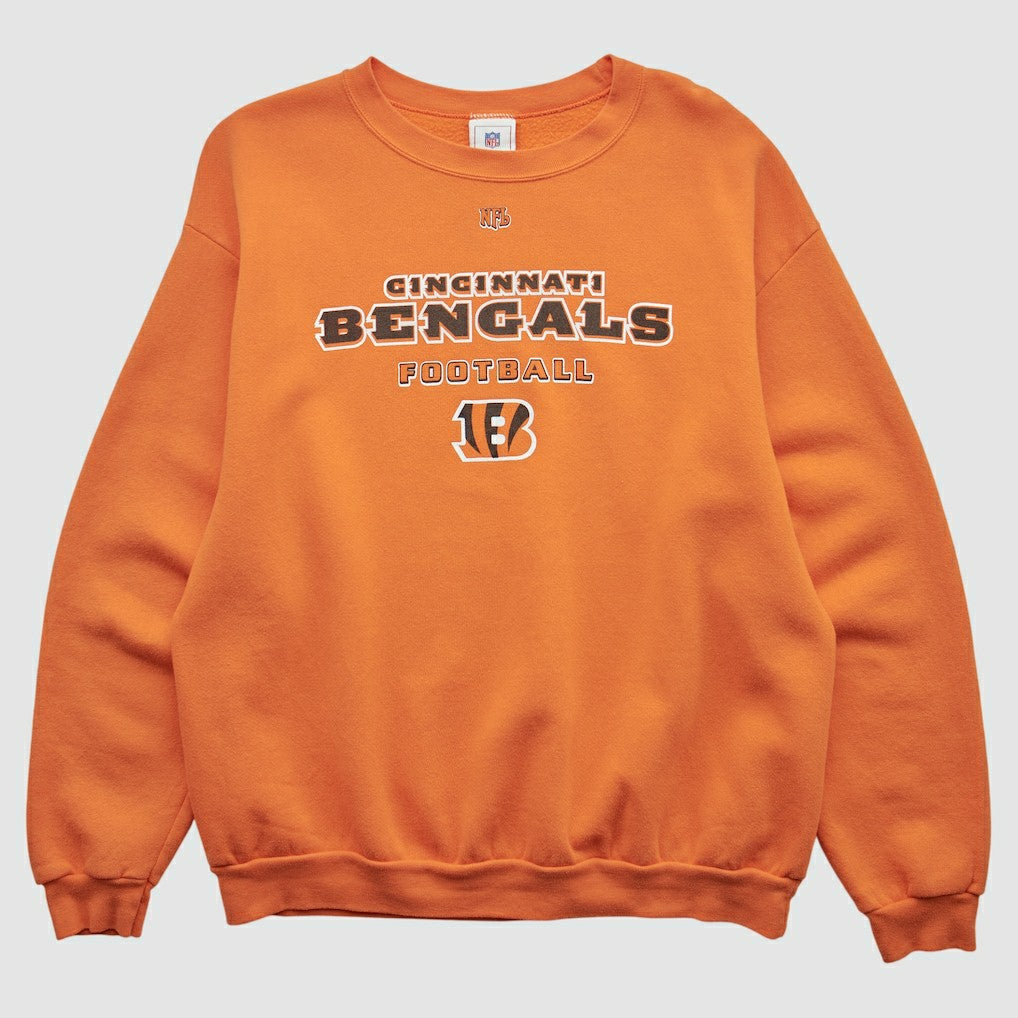 Cincinnati Bengals NFL 2000s Pullover Sweatshirt - Orange Vintage for sale