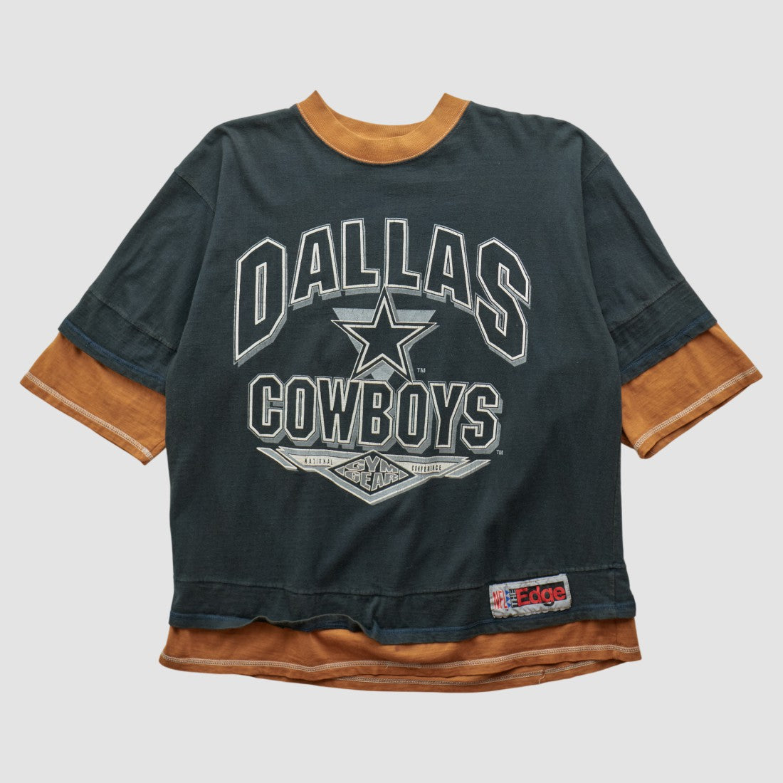 Dallas Cowboys 90s T-shirt - Charcoal Vintage on sale