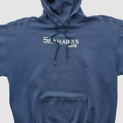 Seattle Seahawks NFL 2000s Hooded Pullover Sweatshirt - Navy Vintage outlet