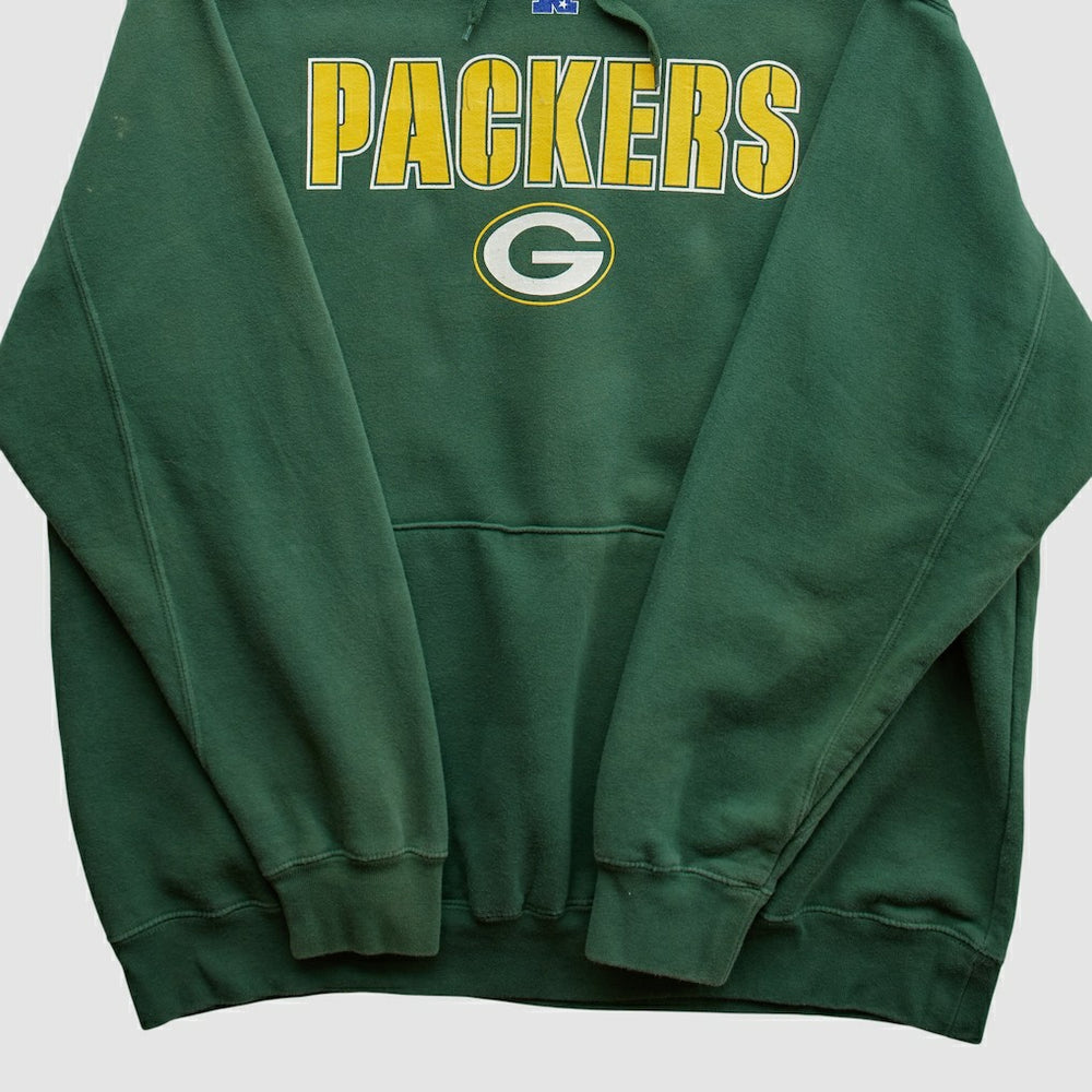 Green Bay Packers NFL 2010s Hooded Pullover Sweatshirt - Green Vintage outlet