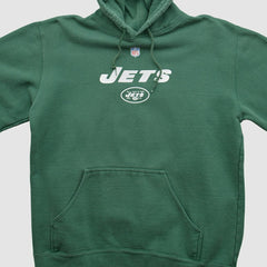 New York Jets Reebok 2000s Hooded Pullover Sweatshirt - Green Vintage cheap