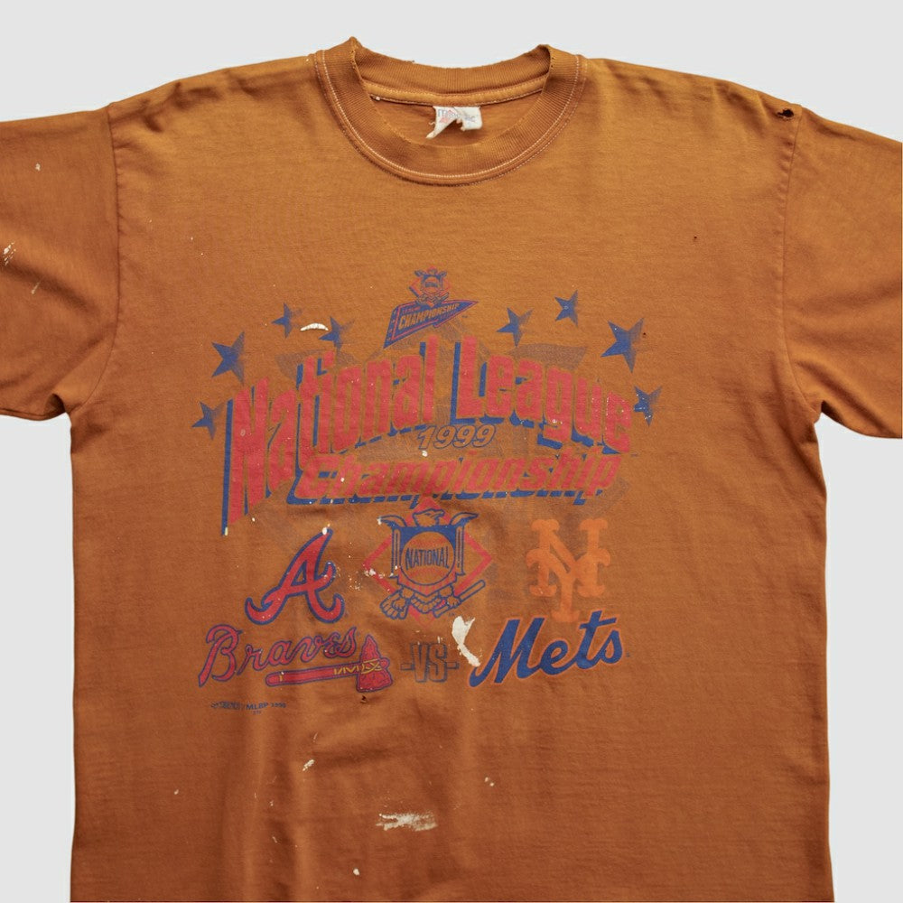 MLB National League Championship Majestic 1999 T-shirt - Orange Vintage
