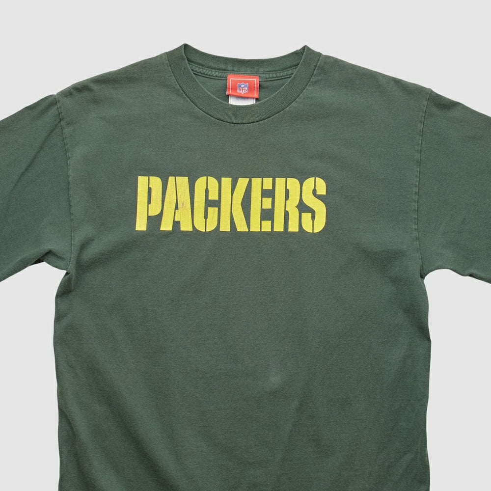Green Bay Packers NFL 2000s Long Sleeve T-shirt - Green Vintage sale